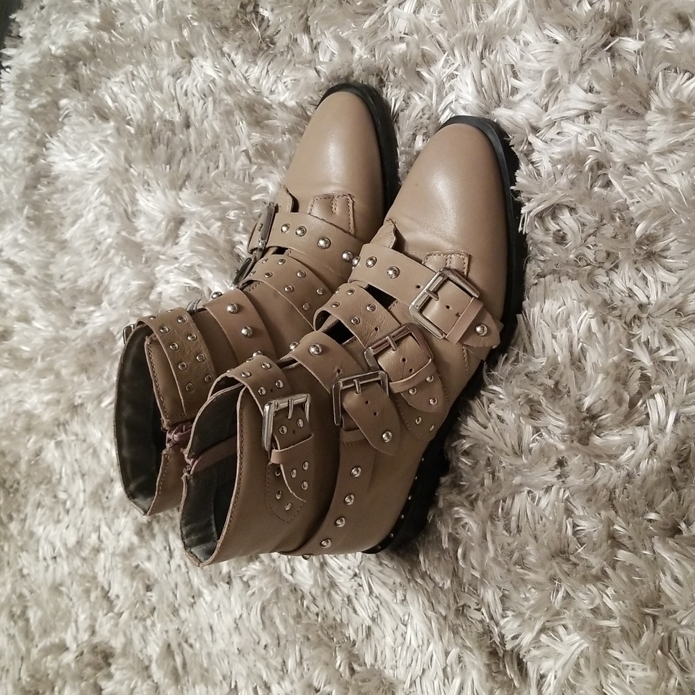 Genuine Leather "Topshop" Booties